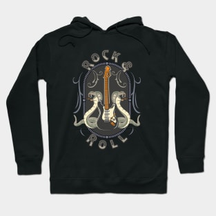 Rock & Roll Electric Guitar Snake Music Hoodie